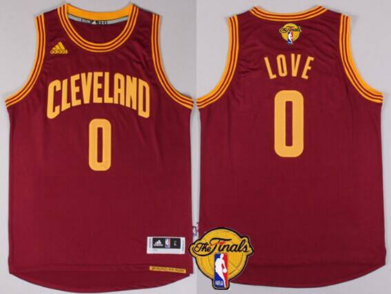 Men's Cleveland Cavaliers #0 Kevin Love 2016 The NBA Finals Patch Red Jersey Men's Cleveland Cavaliers #0 Kevin Love 2016 The NBA Finals Patch Red Jersey