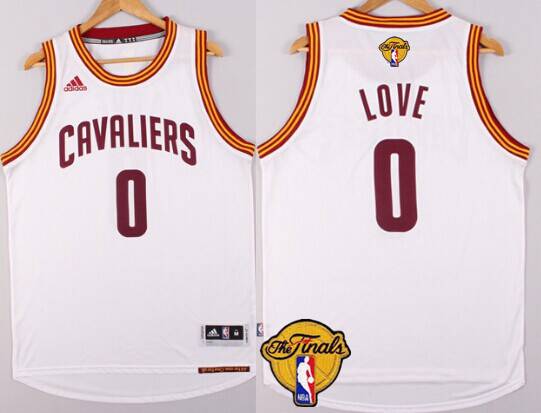 Men's Cleveland Cavaliers #0 Kevin Love 2016 The NBA Finals Patch White Jersey Men's Cleveland Cavaliers #0 Kevin Love 2016 The NBA Finals Patch White Jersey