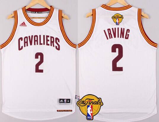 Men's Cleveland Cavaliers #2 Kyrie Irving 2016 The NBA Finals Patch White Jersey Men's Cleveland Cavaliers #2 Kyrie Irving 2016 The NBA Finals Patch White Jersey