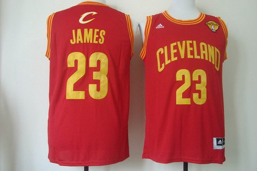 Men's Cleveland Cavaliers #23 LeBron James 2016 The NBA Finals Patch Red Swingman Jersey Men's Cleveland Cavaliers #23 LeBron James 2016 The NBA Finals Patch Red Swingman Jersey