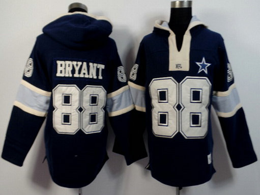 Men's Dallas Cowboys #88 Dez Bryant Navy Blue Team Color 2015 NFL Hoodie Men's Dallas Cowboys #88 Dez Bryant Navy Blue Team Color 2015 NFL Hoodie
