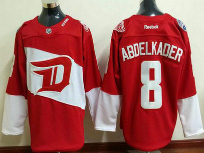 Men's Detroit Red Wings #8 Justin Abdelkader Reebok Red 2016 Stadium Series Team Premier Jersey Men's Detroit Red Wings #8 Justin Abdelkader Reebok Red 2016 Stadium Series Team Premier Jersey