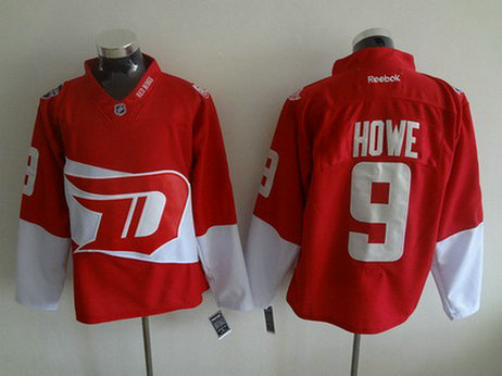Men's Detroit Red Wings #9 Gordie Howe Reebok Red 2016 Stadium Series Team Premier Jersey Men's Detroit Red Wings #9 Gordie Howe Reebok Red 2016 Stadium Series Team Premier Jersey