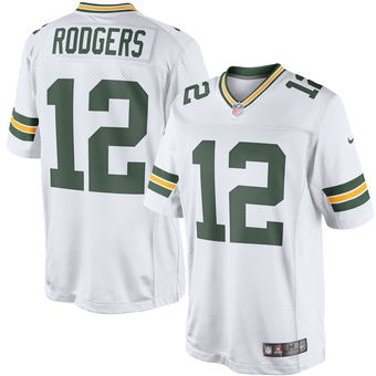 Men's Green Bay Packers Aaron Rodgers Nike White Color Rush Limited Jersey Men's Green Bay Packers Aaron Rodgers Nike White Color Rush Limited Jersey