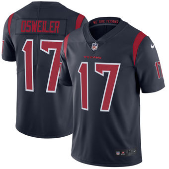 Men's Houston Texans Brock Osweiler Nike Navy Color Rush Limited Jersey Men's Houston Texans Brock Osweiler Nike Navy Color Rush Limited Jersey