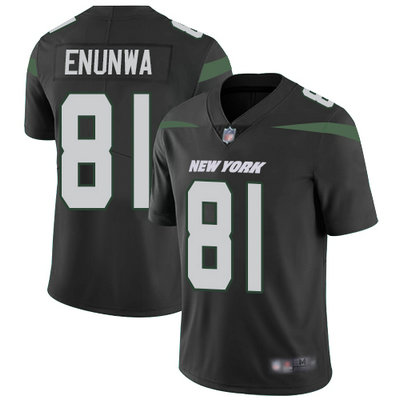 Men's Jets #81 Quincy Enunwa Black Alternate Stitched Football Vapor Untouchable Limited Jersey Men's Jets #81 Quincy Enunwa Black Alternate Stitched Football Vapor Untouchable Limited Jersey