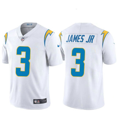 Men's Los Angeles Chargers #3 Derwin James Jr. White Vapor Untouchable Limited Stitched Jersey Men's Los Angeles Chargers #3 Derwin James Jr. White Vapor Untouchable Limited Stitched Jersey