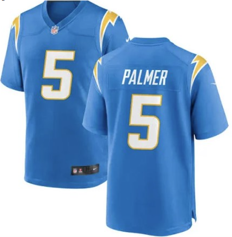 Men's Los Angeles Chargers #5 Josh Palmer Blue Vapor Untouchable Limited Stitched Jersey Men's Los Angeles Chargers #5 Josh Palmer Blue Vapor Untouchable Limited Stitched Jersey