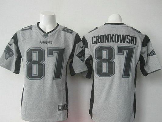 Men's New England Patriots #87 Rob Gronkowski Nike Gray Gridiron 2015 NFL Gray Limited Jersey Men's New England Patriots #87 Rob Gronkowski Nike Gray Gridiron 2015 NFL Gray Limited Jersey
