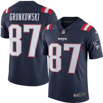 Men's New England Patriots Rob Gronkowski Nike Navy Color Rush Limited Jersey Men's New England Patriots Rob Gronkowski Nike Navy Color Rush Limited Jersey