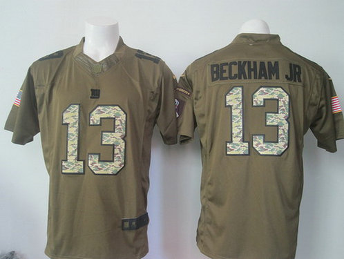 Men's New York Giants #13 Odell Beckham Jr Green Salute to Service 2015 NFL Nike Limited Jersey Men's New York Giants #13 Odell Beckham Jr Green Salute to Service 2015 NFL Nike Limited Jersey