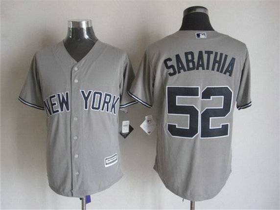 Men's New York Yankees #52 CC Sabathia Away Road 2015 MLB Cool Base Jersey Men's New York Yankees #52 CC Sabathia Away Road 2015 MLB Cool Base Jersey