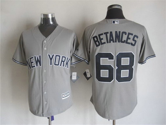 Men's New York Yankees #68 Dellin Betances Away Road 2015 MLB Cool Base Jersey Men's New York Yankees #68 Dellin Betances Away Road 2015 MLB Cool Base Jersey