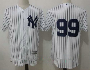 Men's New York Yankees #99 Aaron Judge No Name White Home Stitched MLB Jersey Men's New York Yankees #99 Aaron Judge No Name White Home Stitched MLB Jersey
