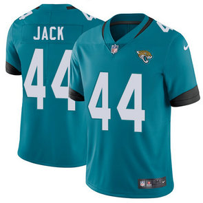 Men's Nike Jacksonville Jaguars #44 Myles Jack Teal Green Team Color Stitched NFL Vapor Untouchable Limited Jersey