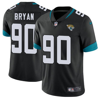 Men's Nike Jacksonville Jaguars #90 Taven Bryan Black Alternate Stitched NFL Vapor Untouchable Limited Jersey