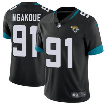 Men's Nike Jacksonville Jaguars #91 Yannick Ngakoue Black Alternate Stitched NFL Vapor Untouchable Limited Jersey