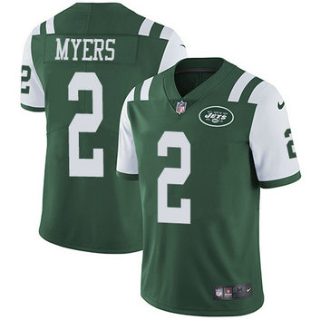 Men's Nike Jets #2 Jason Myers Green Team Color Stitched NFL Vapor Untouchable Limited Jersey Men's Nike Jets #2 Jason Myers Green Team Color Stitched NFL Vapor Untouchable Limited Jersey