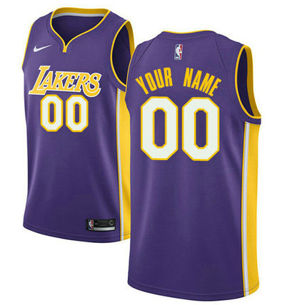 Men's Nike Los Angeles Lakers Customized Authentic Purple NBA Statement Edition Jersey Men's Nike Los Angeles Lakers Customized Authentic Purple NBA Statement Edition Jersey