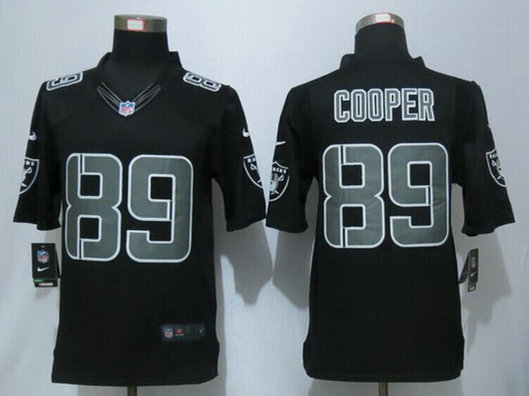 Men's Oakland Raiders #89 Amari Cooper Black Impact NFL Nike Limited Jersey Men's Oakland Raiders #89 Amari Cooper Black Impact NFL Nike Limited Jersey