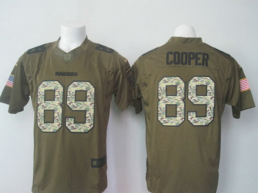 Men's Oakland Raiders #89 Amari Cooper Green Salute to Service 2015 NFL Nike Limited Jersey Men's Oakland Raiders #89 Amari Cooper Green Salute to Service 2015 NFL Nike Limited Jersey