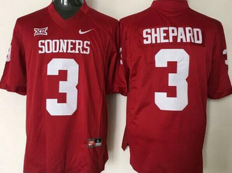 Men's Oklahoma Sooners #3 Sterling Shepard Red College Football Nike Jersey Men's Oklahoma Sooners #3 Sterling Shepard Red College Football Nike Jersey