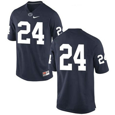 Men's Penn State Nittany Lions #24 Miles Sanders No Name Navy Blue College Football Stitched Nike NCAA Jersey Men's Penn State Nittany Lions #24 Miles Sanders No Name Navy Blue College Football Stitched Nike NCAA Jersey