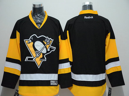 Men's Pittsburgh Penguins Blank Black Third Alternate NHL Reebok Jersey Men's Pittsburgh Penguins Blank Black Third Alternate NHL Reebok Jersey