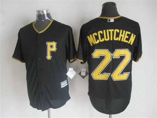 Men's Pittsburgh Pirates #22 Andrew McCutchen Alternate Black 2015 MLB Cool Base Jersey Men's Pittsburgh Pirates #22 Andrew McCutchen Alternate Black 2015 MLB Cool Base Jersey