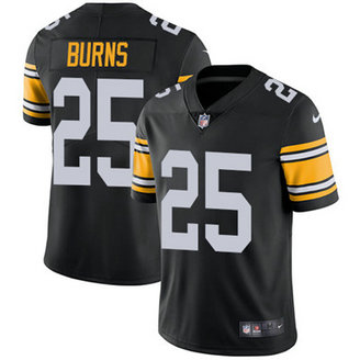 Men's Pittsburgh Steelers #25 Artie Burns Black Alternate Nike Stitched NFL Vapor Untouchable Limited Jersey Men's Pittsburgh Steelers #25 Artie Burns Black Alternate Nike Stitched NFL Vapor Untouchable Limited Jersey