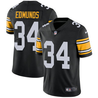 Men's Pittsburgh Steelers #34 Terrell Edmunds Black Alternate Nike Stitched NFL Vapor Untouchable Limited Jersey Men's Pittsburgh Steelers #34 Terrell Edmunds Black Alternate Nike Stitched NFL Vapor Untouchable Limited Jersey