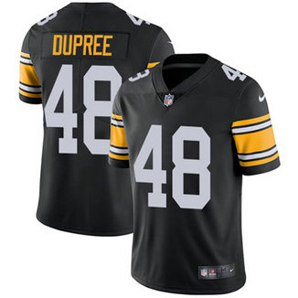 Men's Pittsburgh Steelers #48 Bud Dupree Black Alternate Nike Stitched NFL Vapor Untouchable Limited Jersey Men's Pittsburgh Steelers #48 Bud Dupree Black Alternate Nike Stitched NFL Vapor Untouchable Limited Jersey