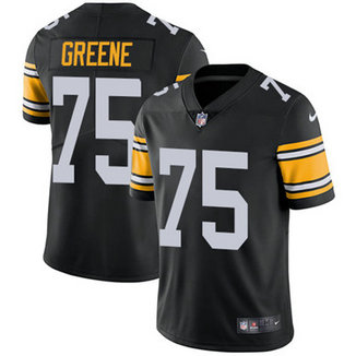Men's Pittsburgh Steelers #75 Joe Greene Black Alternate Nike Stitched NFL Vapor Untouchable Limited Jersey Men's Pittsburgh Steelers #75 Joe Greene Black Alternate Nike Stitched NFL Vapor Untouchable Limited Jersey