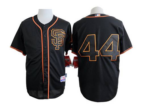 Men's San Francisco Giants #44 Willie McCovey 2015 Black SF Edition Cool Base Jersey Men's San Francisco Giants #44 Willie McCovey 2015 Black SF Edition Cool Base Jersey