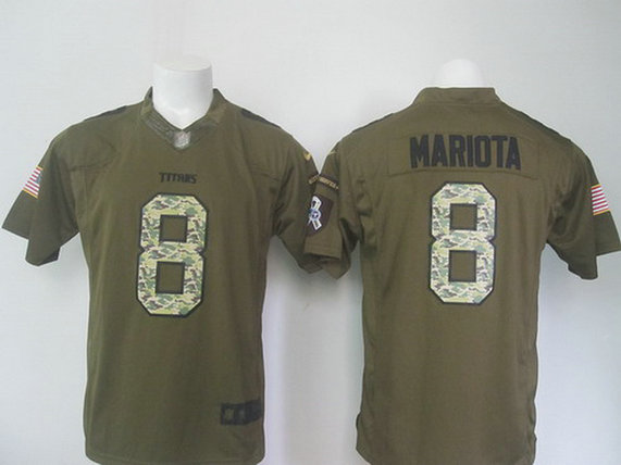 Men's Tennessee Titans #8 Marcus Mariota Green Salute to Service 2015 NFL Nike Limited Jersey Men's Tennessee Titans #8 Marcus Mariota Green Salute to Service 2015 NFL Nike Limited Jersey