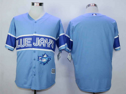 Men's Toronto Blue Jays Blank Light Blue New Cool Base Jersey