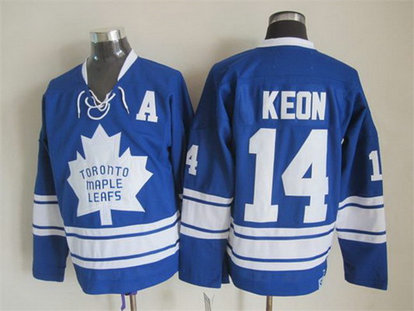 Men's Toronto Maple Leafs #14 Dave Keon 1966-67 Blue Third CCM Vintage Throwback Jersey Men's Toronto Maple Leafs #14 Dave Keon 1966-67 Blue Third CCM Vintage Throwback Jersey
