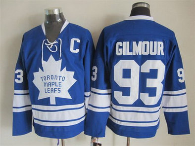 Men's Toronto Maple Leafs #93 Doug Gilmour 1966-67 Blue Third CCM Vintage Throwback Jersey Men's Toronto Maple Leafs #93 Doug Gilmour 1966-67 Blue Third CCM Vintage Throwback Jersey