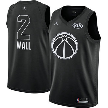Men's Wizards #2 John Wall Black NBA Swingman 2018 All-Star Game Jersey