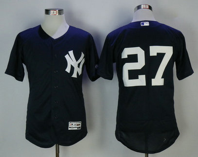 Men's Yankees 27 Giancarlo Stanton Navy Flexbase Jersey Men's Yankees 27 Giancarlo Stanton Navy Flexbase Jersey