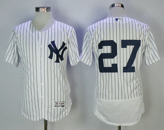 Men's Yankees 27 Giancarlo Stanton White Flexbase Jersey Men's Yankees 27 Giancarlo Stanton White Flexbase Jersey