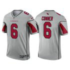 Men Arizona Cardinals #6 James Conner 2021 Inverted Legend Silver Jersey Men Arizona Cardinals #6 James Conner 2021 Inverted Legend Silver Jersey