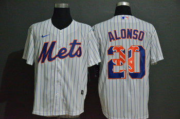 Mets 20 Pete Alonso White 2020 Nike Cool Base Fashion Jersey Mets 20 Pete Alonso White 2020 Nike Cool Base Fashion Jersey