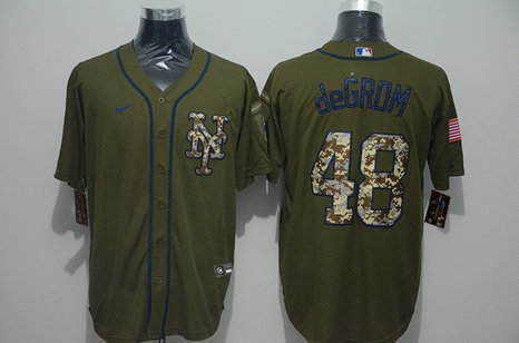 Mets 48 Jacob DeGrom Olive 2020 Nike Cool Base Jersey Mets 48 Jacob DeGrom Olive 2020 Nike Cool Base Jersey