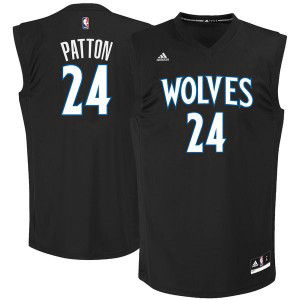 Minnesota Timberwolves 24 Justin Patton Black 2017 NBA Draft Men Jersey