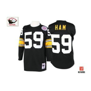 Mitchell and Ness Steelers 59 Jack Ham Throwback Black Long Sleeve Men Jersey Mitchell and Ness Steelers 59 Jack Ham Throwback Black Long Sleeve Men Jersey