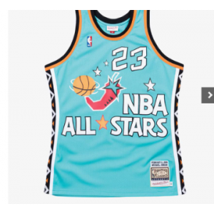 NBA 23 Jordan Blue Hardwood All Star Jersey
