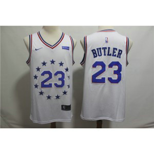 NBA 76ers 23 Jimmy Butler White Earned Edition Nike Men Jersey NBA 76ers 23 Jimmy Butler White Earned Edition Nike Men Jersey