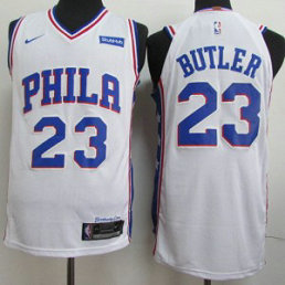 NBA 76ers 23 Jimmy Butler White Nike Men Jersey NBA 76ers 23 Jimmy Butler White Nike Men Jersey