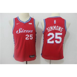NBA 76ers 25 Ben Simmons Red Nike Swingman Youth Jersey NBA 76ers 25 Ben Simmons Red Nike Swingman Youth Jersey